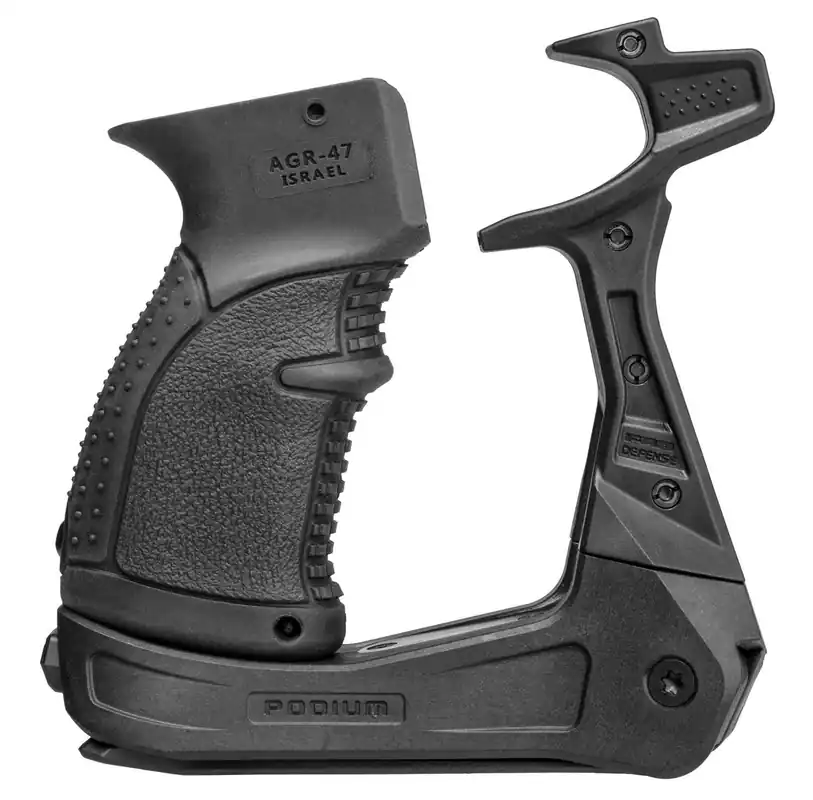 FAB Defense FX-AKPODB AK-Podium Bipod Matte Black None Polymer
