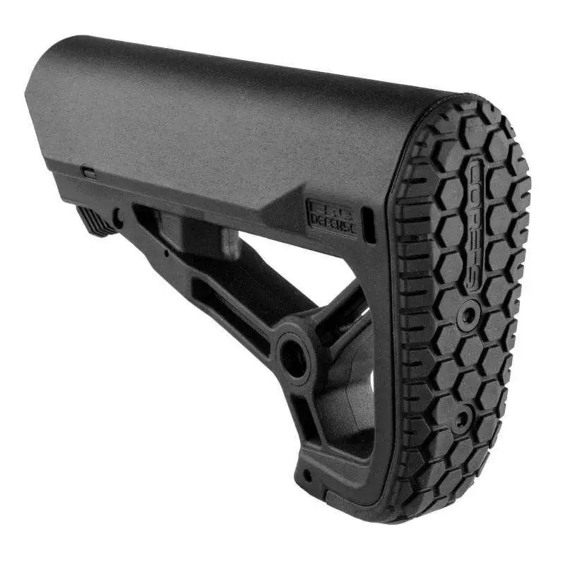 FAB Defense FX-GLCORES GL-Core S CQB Buttstock Matte Black Synthetic for AR15/M4