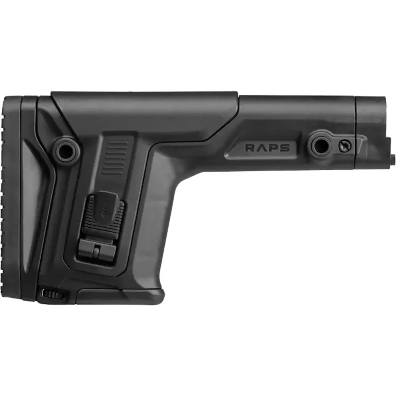 FAB Defense FX-RAPS RAPS Precision Buttstock with Adjustable Cheekrest Matte Black Synthetic