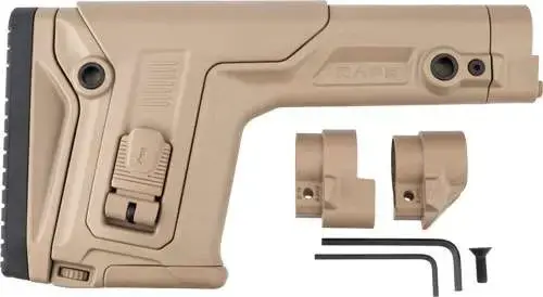 FAB Defense FX-RAPST RAPS Precision Buttstock with Adjustable Cheekrest Flat Dark Earth Synthetic
