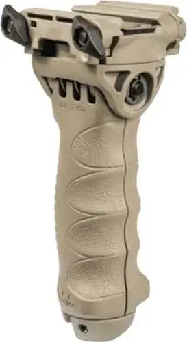 FAB Defense FX-TPODG2T T-Pod G2 Foregrip Flat Dark Earth 8.30" Polymer w/Aluminum Legs