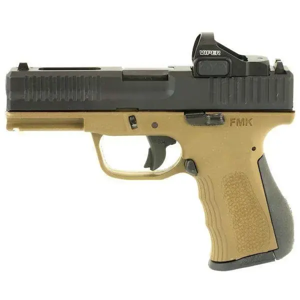 FMK G9C1EPRONM Elite Pro 9mm Luger Single 4" 10+1 Black Polymer Grip/Frame Grip Black Carbon Steel Slide