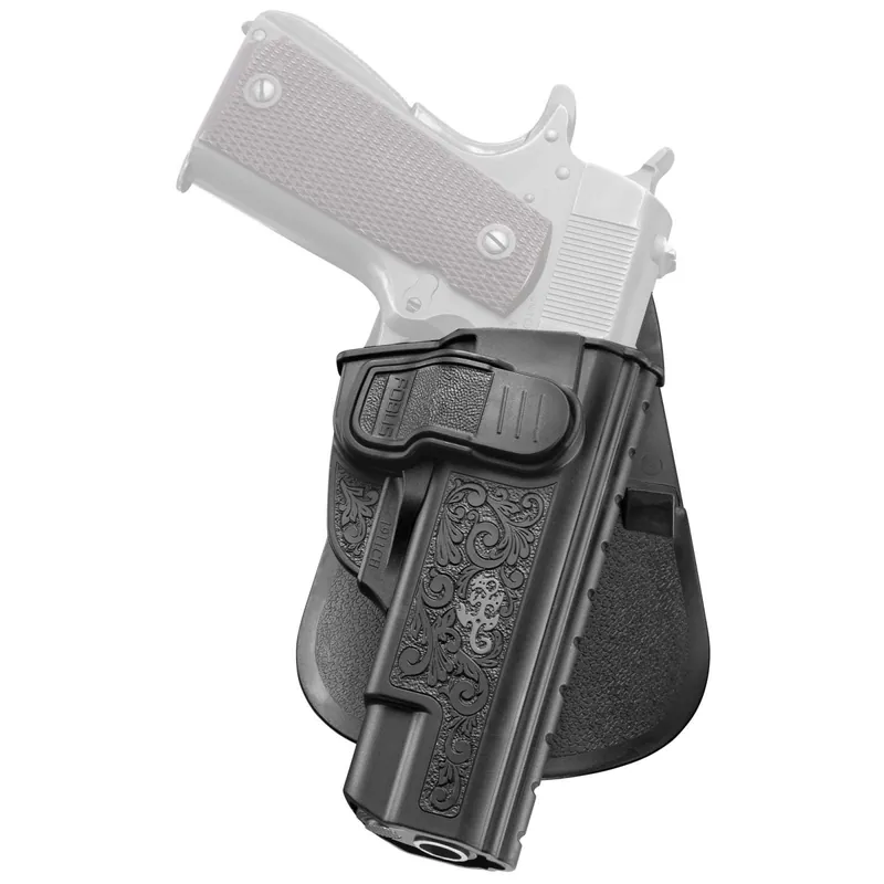 Fobus 1911CH CH Series Paddle Black Polymer Belt 1911 Style, No Rail Right Hand