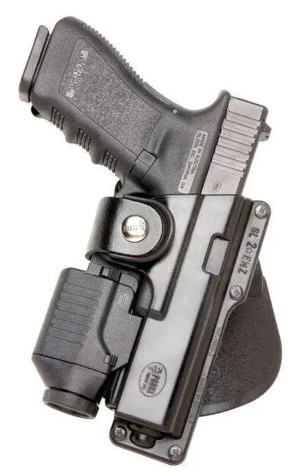 Fobus GLT17RP Tactical Belt Fits Glock 17/22/31 w/Tactical Light or Laser Polymer Black