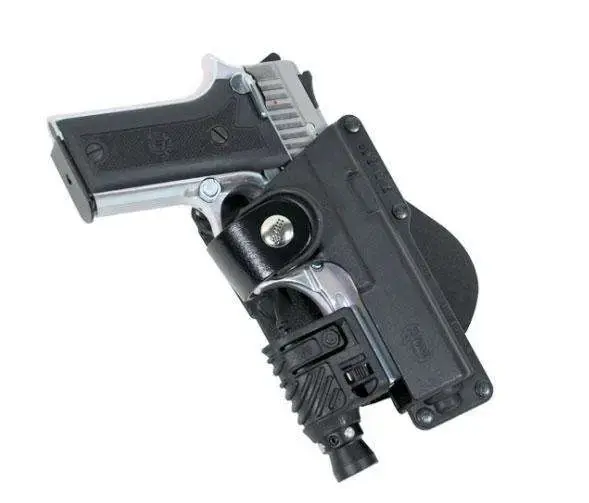 Fobus GLT19 Tactical Belt Fits Glock 19/23/32 w/Tactical Light or Laser Polymer Black