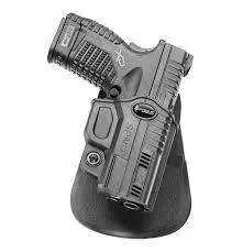 Fobus SPND Evolution Belt Paddle Springfield XD-S Polymer Black