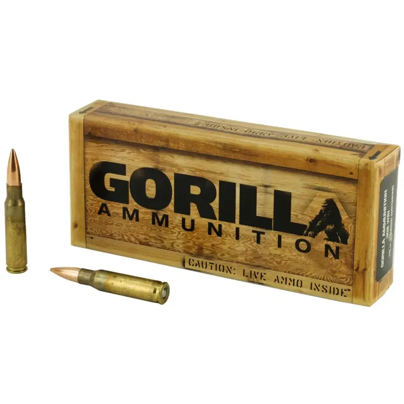 Gorilla GA308175SMK Gorilla Match 308 Win 175 gr Sierra MatchKing 20 Round Box