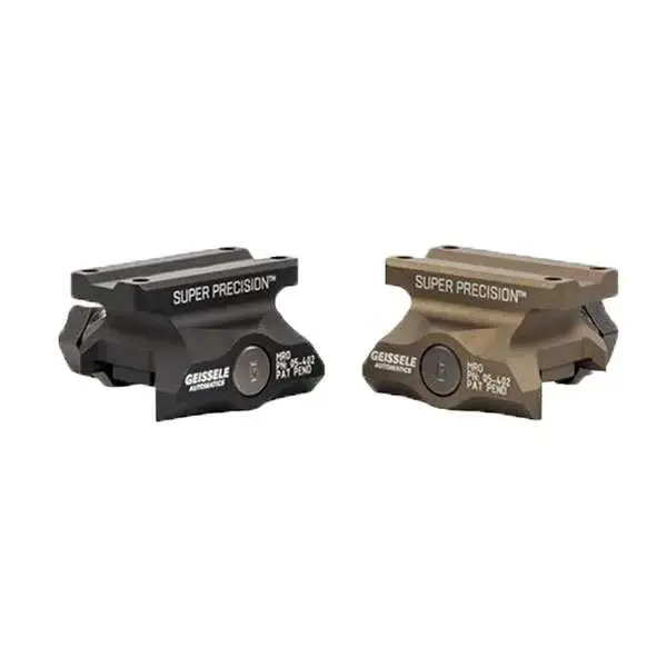 Geissele Automatics 05-402B Super Precision Optic Mount For Trijicon MRO Aluminum Black Hard Coat Anodized Finish