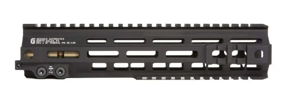 Geissele Super Modular Rail MK4 Federal AR15 Handguard - Black | 10" | M-LOK