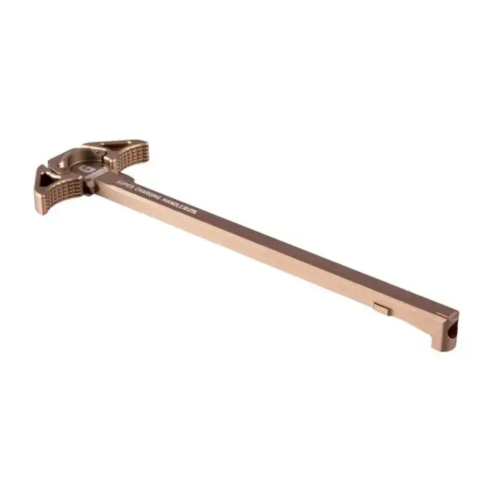 Geissele Automatics 05476S Super Charging Handle AR-10 Desert Dirt Hardcoat Anodized 7075 Aluminum