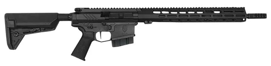 Grey Ghost Precision GGPSHM GGP Heavy MKII 308 Win,7.62x51mm NATO 16" 20+1 Black Hard Coat Anodized Adjustable Magpul SL-S Stock Black Magpul MOE Grip