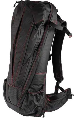 GREY GHOST GEAR APPARITION BAG BLK/BLK DIAMOND W/RED STITCH