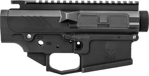GREY GHOST PRECISION GGPSHEAVYRCVR AR MKII Heavy Receiver Set AR-10 Platform Multi-Caliber Black Hardcoat Anodized