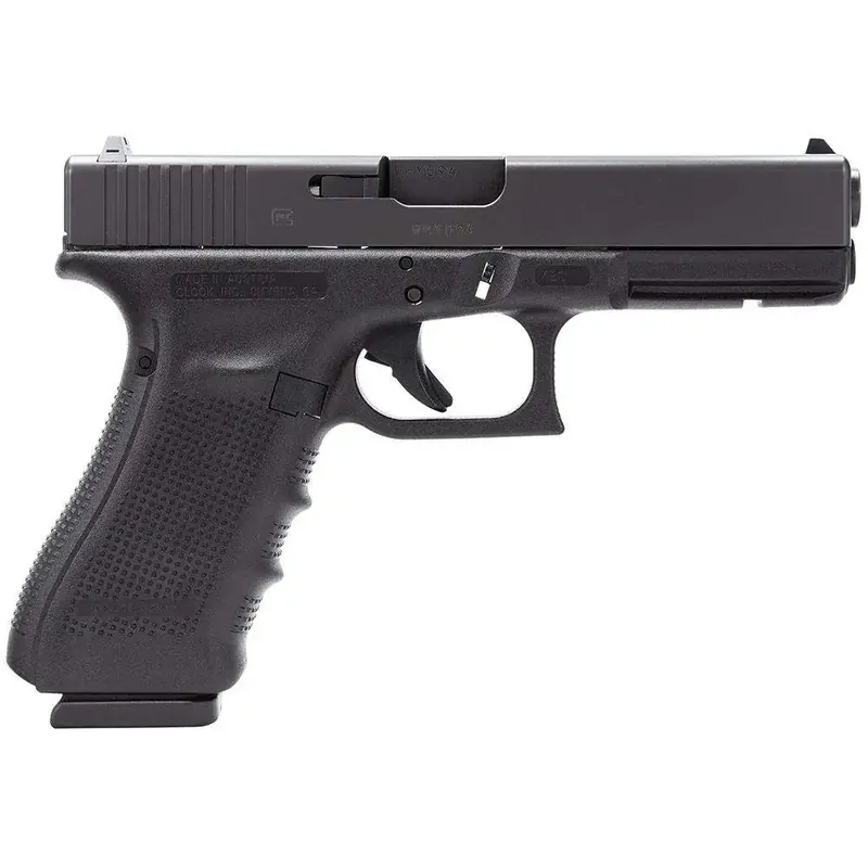 Glock PR17501 G17 Gen4 Rebuilt 9mm Luger 4.48" 17+1 FS Black Interchangeable Backstrap Grip