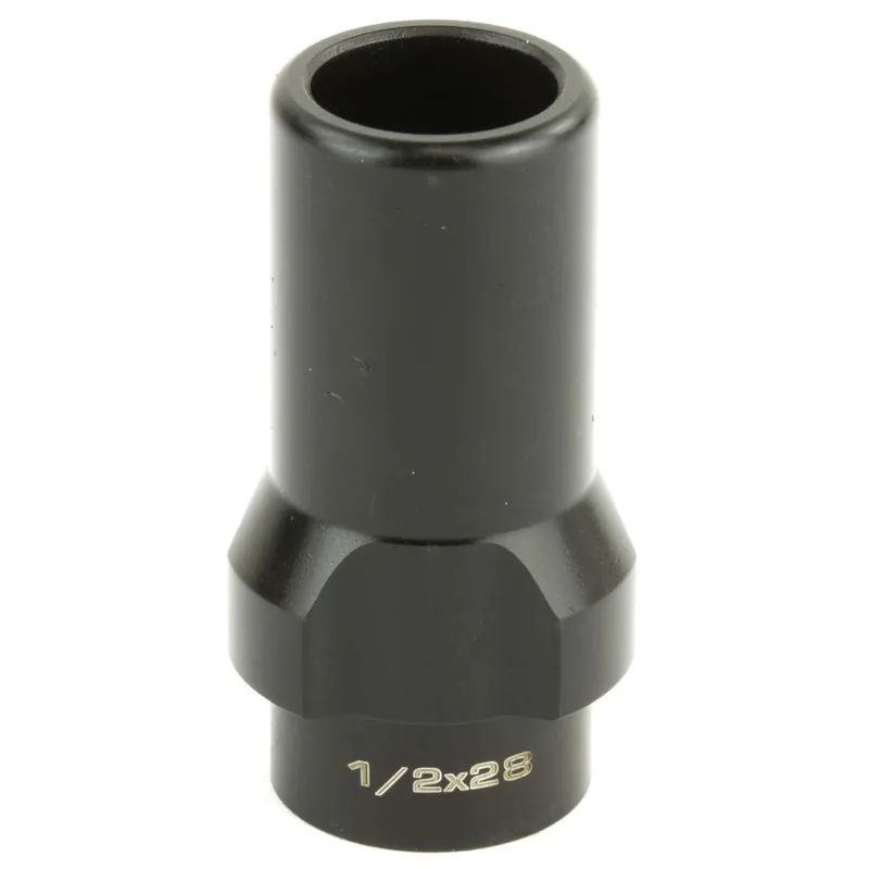 GRIFFIN ARMAMENT 3L1228 3 Lug 9mm Luger 1/2"-28 tpi 17-4 Stainless Steel Black Melonite QPQ
