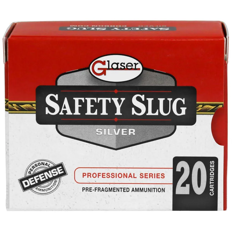 GLASER SILVER 357MAG 80GR 20 Round Box
