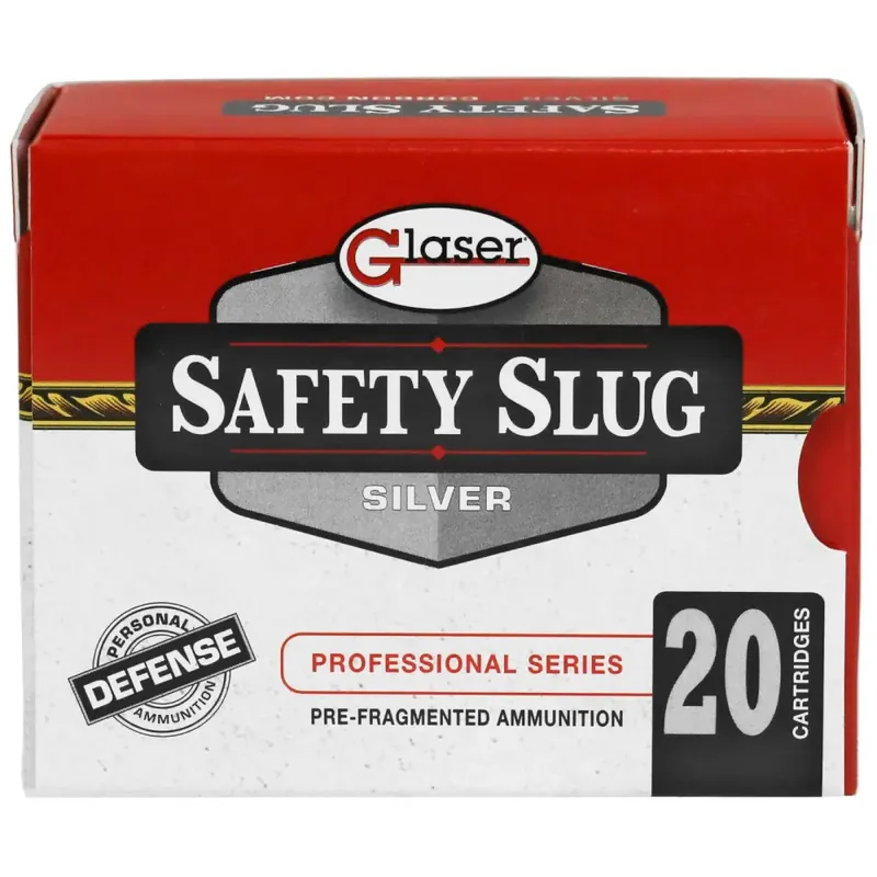 GLASER SILVER 40S&W 115GR 20 Round Box