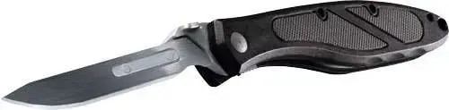 Havalon XTC-60AZ Piranta Z 2.75" Replaceable Plain Stainless Steel Polymer Black Handle Folding