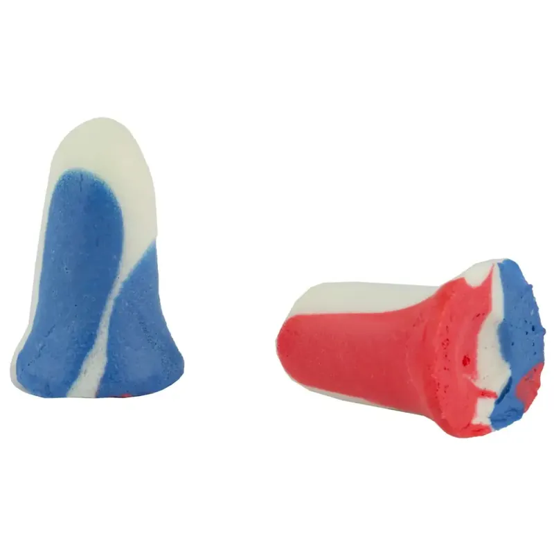 Howard Leight R01891 USA Shooters Earplugs Foam 33 dB Red/White/Blue 10 Pair