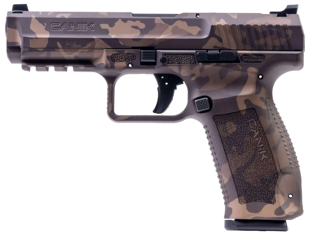 CANIK TP9SF 9MM FS 2-18RD MAGS WOODLAND BRONZE POLYMER