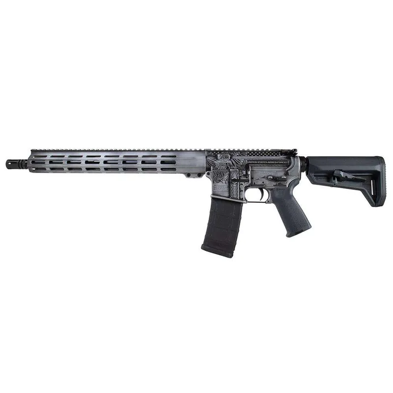 Shark Coast Tactical AR-15 Lorrie made Military Armed Forces Grey AR 5.56