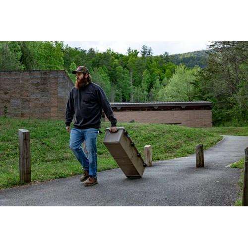 WHEELED MOBILE GEAR CRATE W/TRAY/DIVIDER