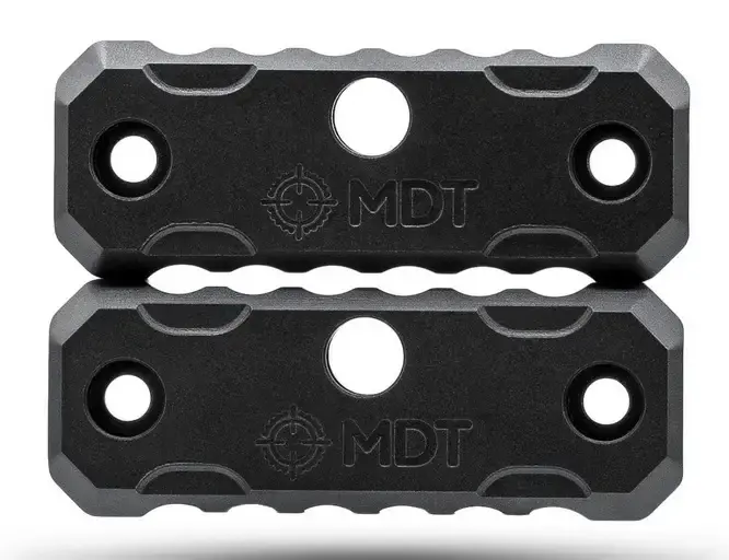 Mdt Sporting Goods Inc 107320BLK Forend Weight M-LOK Mount, 0.35 lbs Each (2 Pack), QD Sling Mount, Black Steel