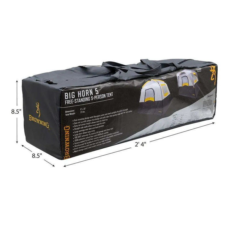 Browning Camping Big Horn 5 charcoal/gray 8'x10'