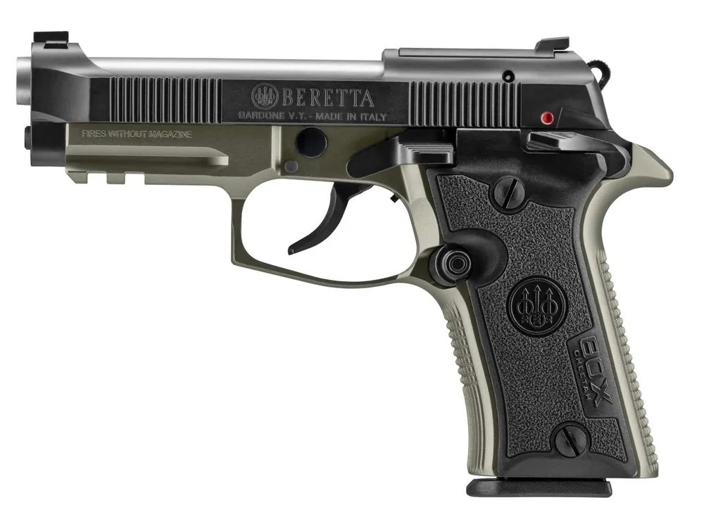 BERETTA 80X CHEETAH .380 ACP 10RND 3.9" OD GREEN/BLACK ITLY