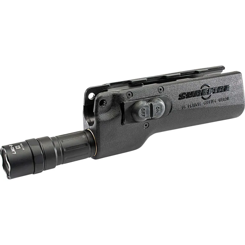 DEDICATED SMG FOREND, 6V, MP5, 1000 LUMENS, BLACK, MOMENTARY/CONSTANT ON MODES