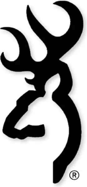Browning 3922009916 Buck Mark Decal 6" Black
