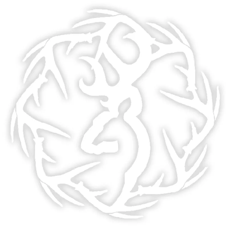 Browning 3922401647 Sheds Sheds Decal 6" White