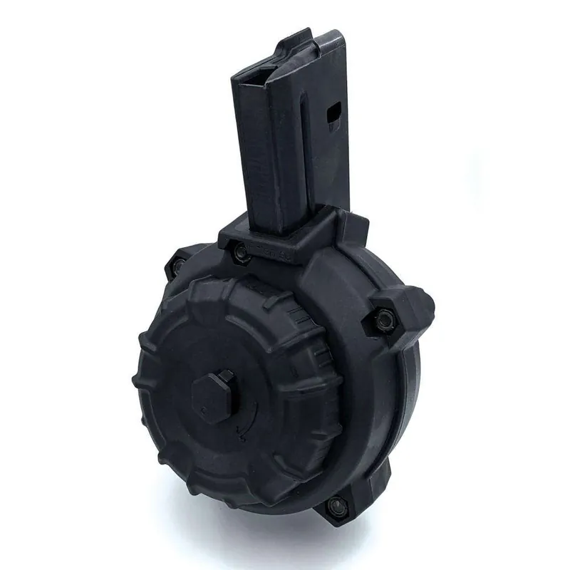 Promag AR-15 6.8 SPC (50) RD DRUM BLACK POLYMER