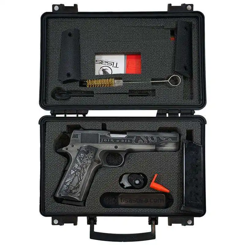 1911A1 Service 45 45ACP Full Size Features Rail-Liberty or Death