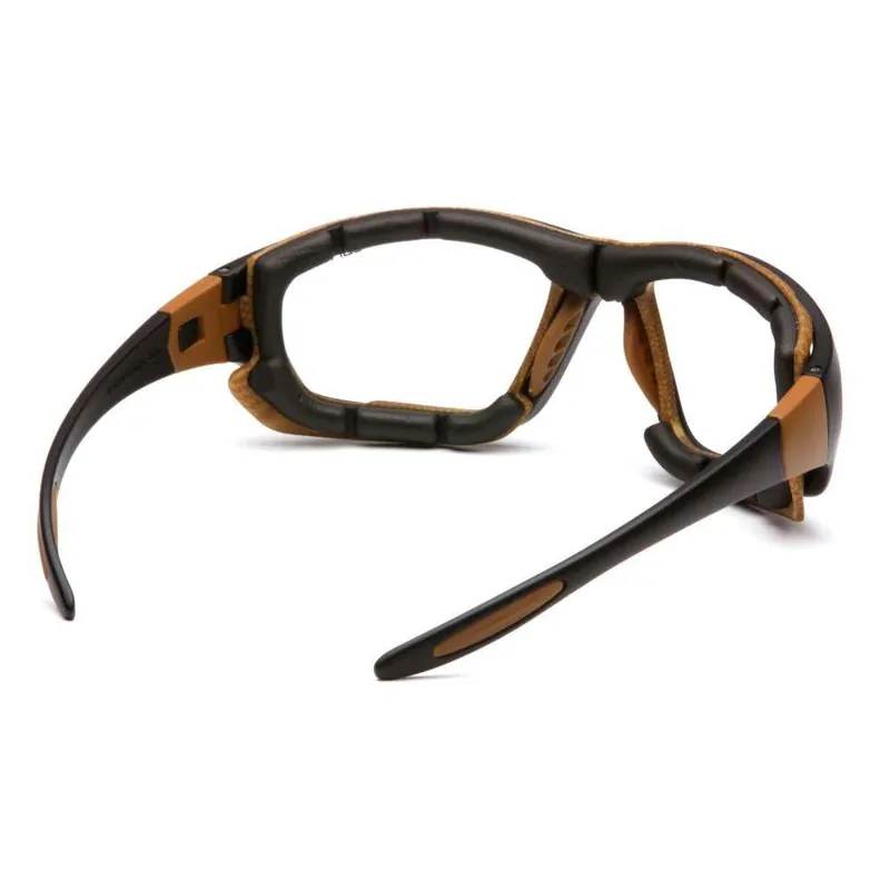 Pyramex Carhartt - Carthage - Clear Anti-fog Lens with Black/Tan Frame