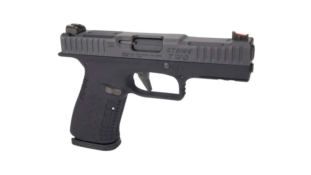 AMERICAN PREC FIREARMS STRIKE TWO HGA 9MM 4 IN BBL 3 DOT SIGHT BLK 2/10RD MAGS