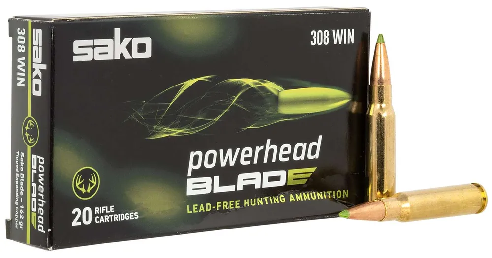 SAKO JAS-PHB308W/162B?? 308WIN 162G PWR BLDE 20 Round Box