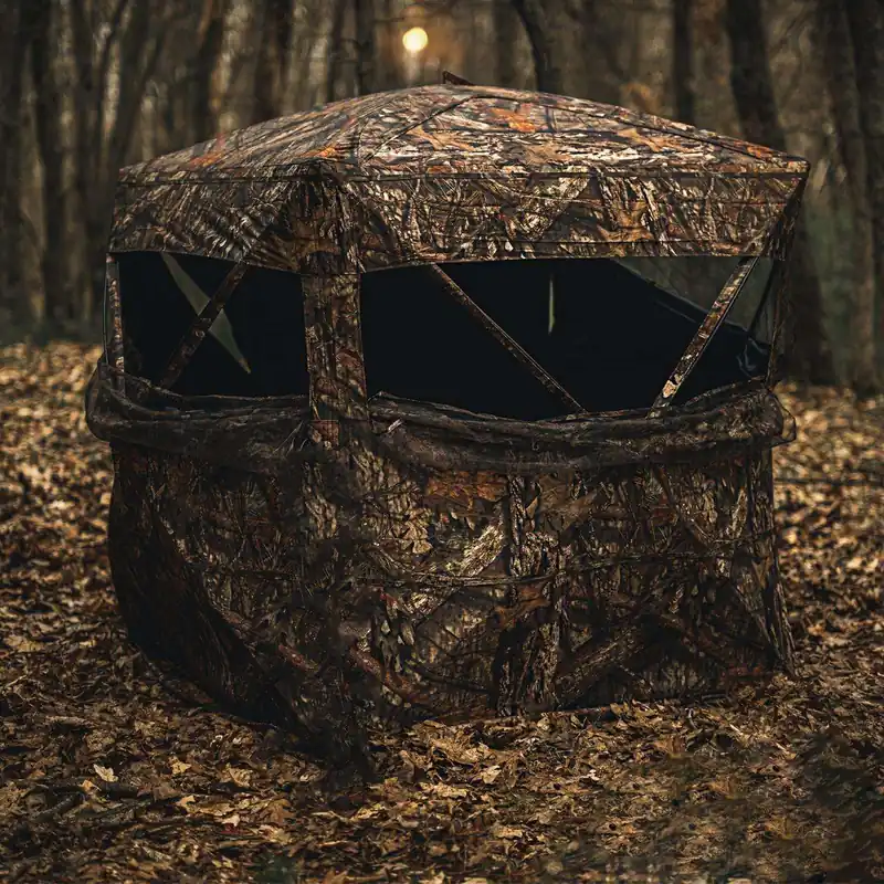 Rhino Blind Mossy Oak 70x70 5 Hub Design