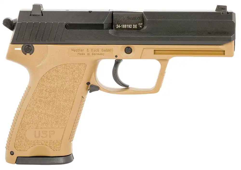 HK 81000353 USP9 TAC 9MM 2-15R FDE V1