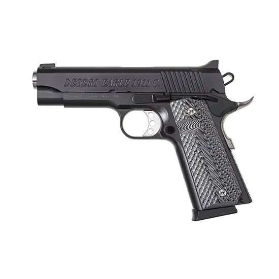 Magnum Research Desert Eagle 1911 C SAO 9mm 4.3" 9+1 Wood Grip Black