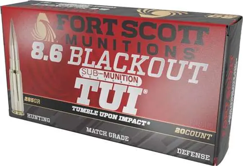 FSM 86BLK-285-SCV2SS 8.6BO 285GR SCV TUI 20 Round Box