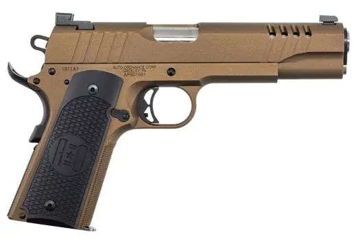 AUTO-ORDNANCE 1911A1 .45ACP SS BURNT BRONZE G10 GRIPS