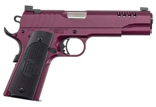 AUTO-ORDNANCE 1911A1 .45ACP SS BLACK CHERRY G10 GRIPS