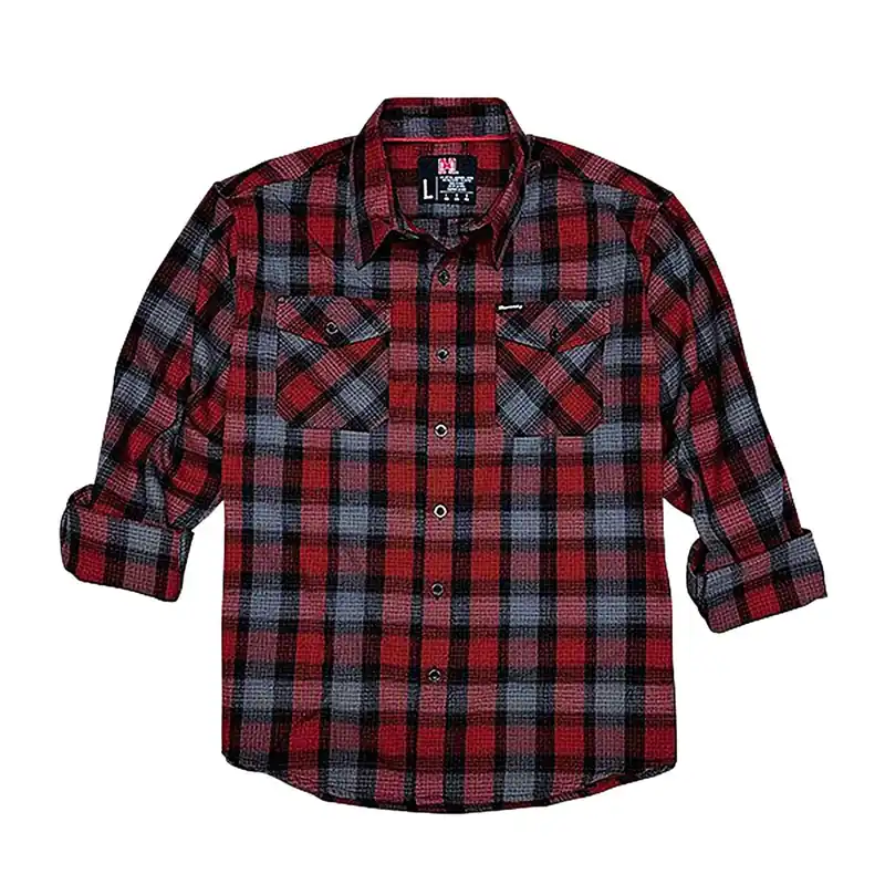 HDESIGN 32194 L/S FLANNEL XL RED