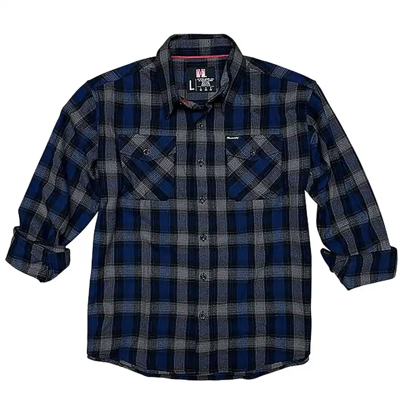 HDESIGN 32204 L/S FLANNEL XL NAVY