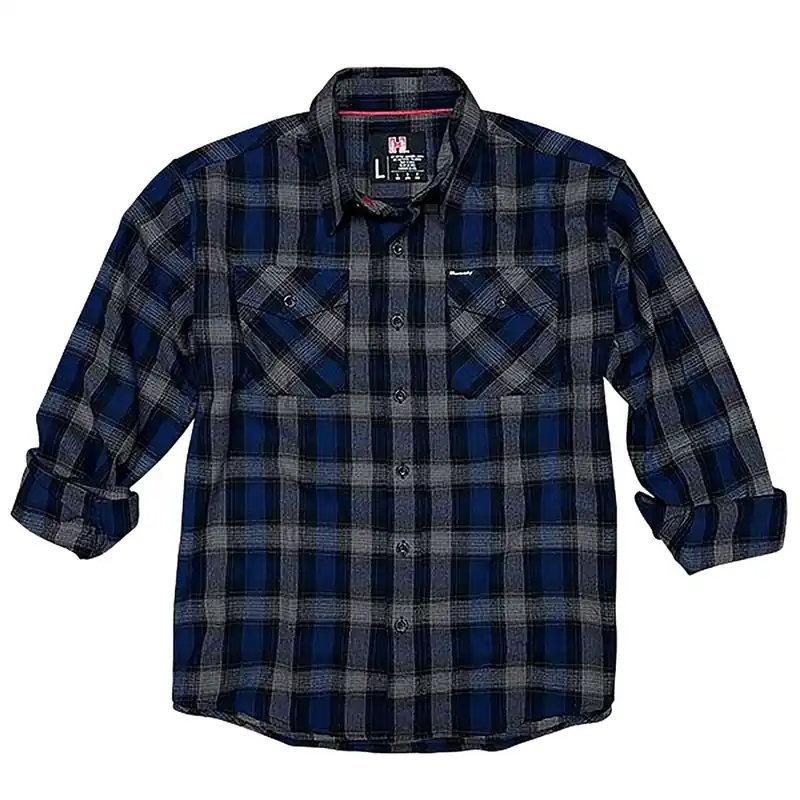 HDESIGN 32206 L/S FLANNEL 3X NAVY