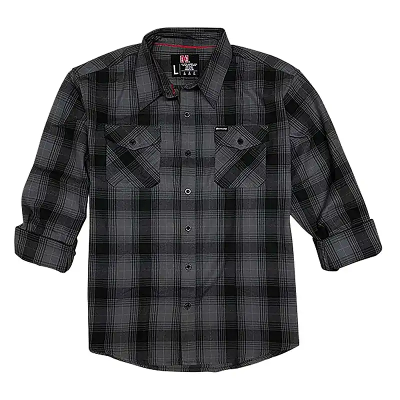HDESIGN 32226 L/S FLANNEL 3X GREY