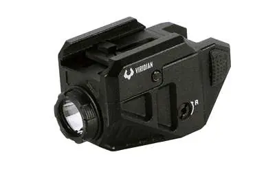 Viridian C5L Micro Universal Green Laser and 550 Lumen Tactical Light w/ Rechargeable Battery, INSTANT-ON, and SafeCharge Power Bank, Black