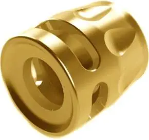TRUE PRECISION MINI COMPENSATR 1/2X28 GOLD TIN