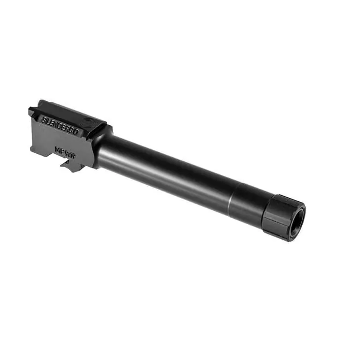 SilencerCo AC2023 Threaded Barrel 9mm Luger S&W M&P Black Nitride 416R Stainless Steel